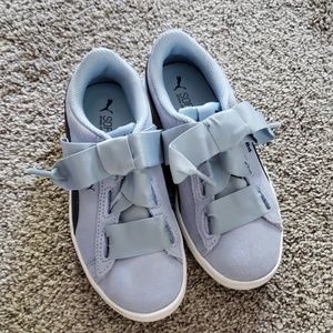 Puma Vikky Ribbon in Light Blue